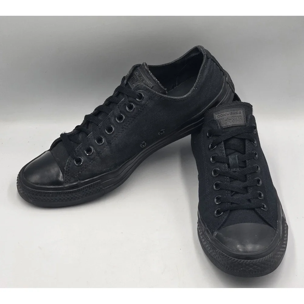 Converse Chuck Taylor All Star Low Triple Black M5039 Men's 9 Women's 11